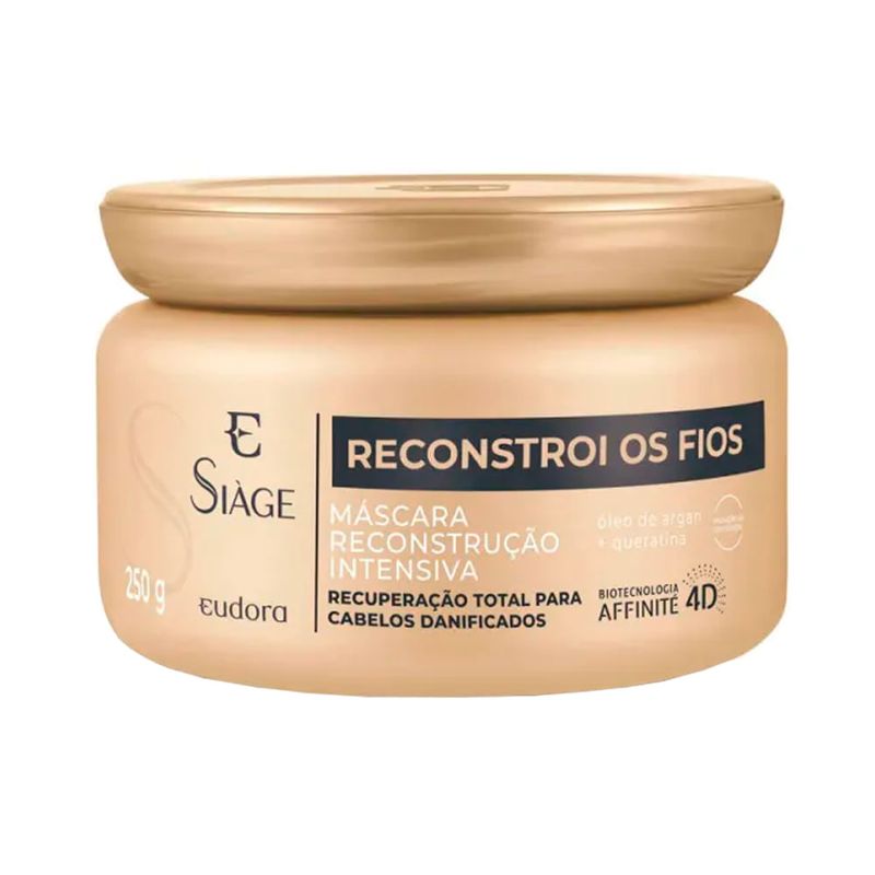 Kit-Eudora-Siage-Reconstroi-os-Fios-4D---Shampoo-250-ml---Condicionador-200-ml---Mascara-de-Reconstrucao-250-g-Frasco-Mascara
