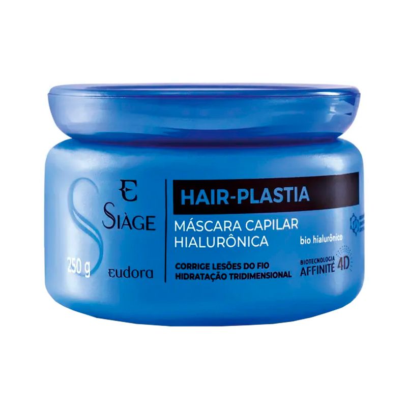 Kit-Eudora-Hair-Plastia---Shampoo-250-ml---Mascara-de-Hidratacao-250-g-Frasco-Mascara