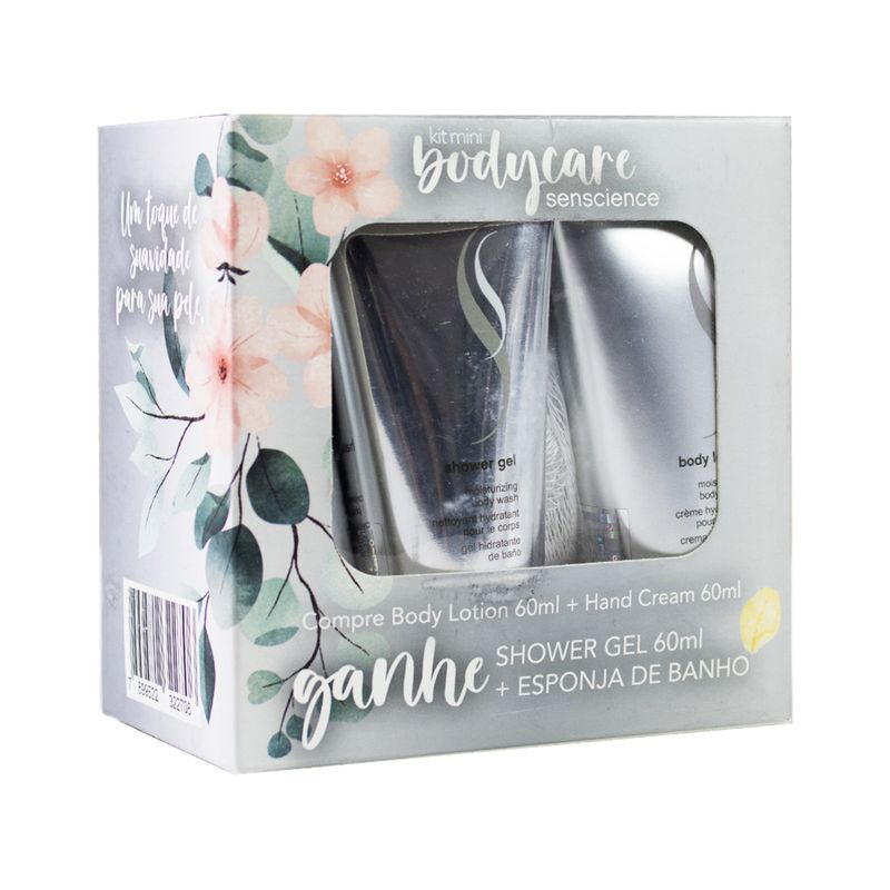 Kit-Mini-Body-Care-Senscience---Body-Lotion-60-ml---Shower-Gel-60-ml---Hand-Cream-60-ml-Vitrine