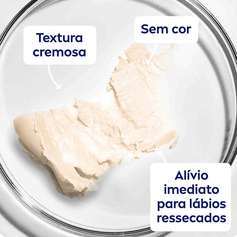 Protetor-Labial-Cremoso-Nivea-FPS-15-Med-Repair-48-g-Textura