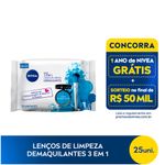 Lenco-de-Limpeza-e-Demaquilante-Refrescante-Nivea-3-em-1-25-Unidades-Selo