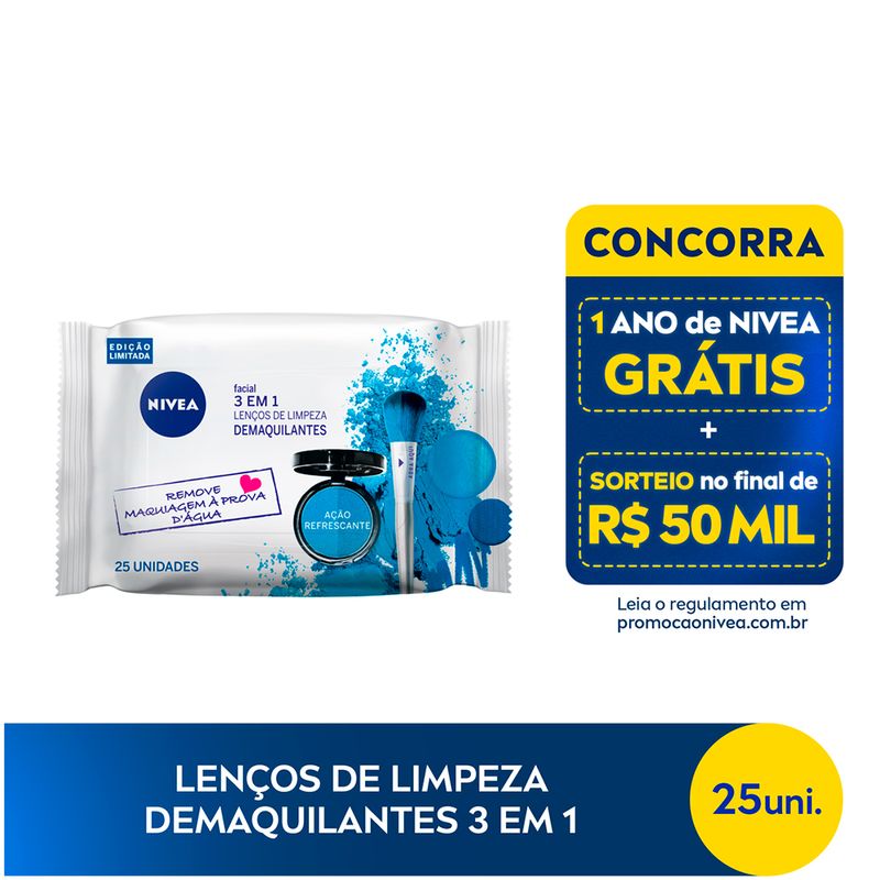 Lenco-de-Limpeza-e-Demaquilante-Refrescante-Nivea-3-em-1-25-Unidades-Selo
