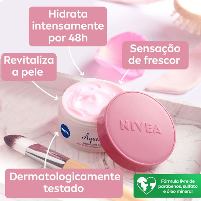 Gel-Creme-Facial-Hidratante-com-Agua-de-Rosas-Nivea-50-ml-Acao