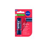 Hidratante-Labial-2-em-1-Cremoso-Nivea-Hidra-Color-Vermelho-48-g-Caixa-e-Produto