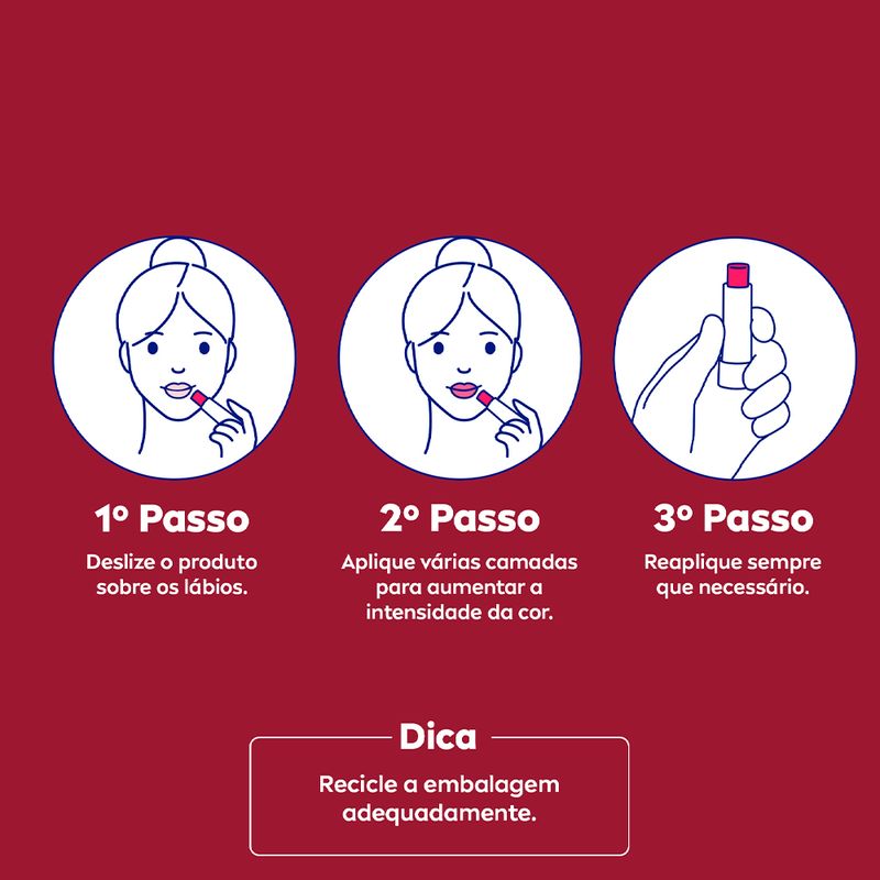 Hidratante-Labial-2-em-1-Cremoso-Nivea-Hidra-Color-Vermelho-48-g-Passo-a-Passo