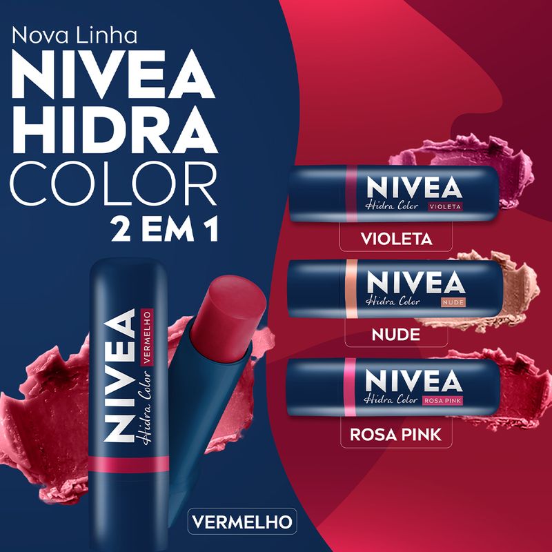 Hidratante-Labial-2-em-1-Cremoso-Nivea-Hidra-Color-Vermelho-48-g-Linha