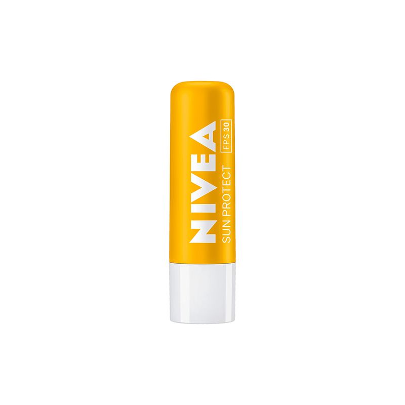 Protetor-Labial-Cremoso-Nivea-FPS-30-Sun-Protect-48-g-Vitrine