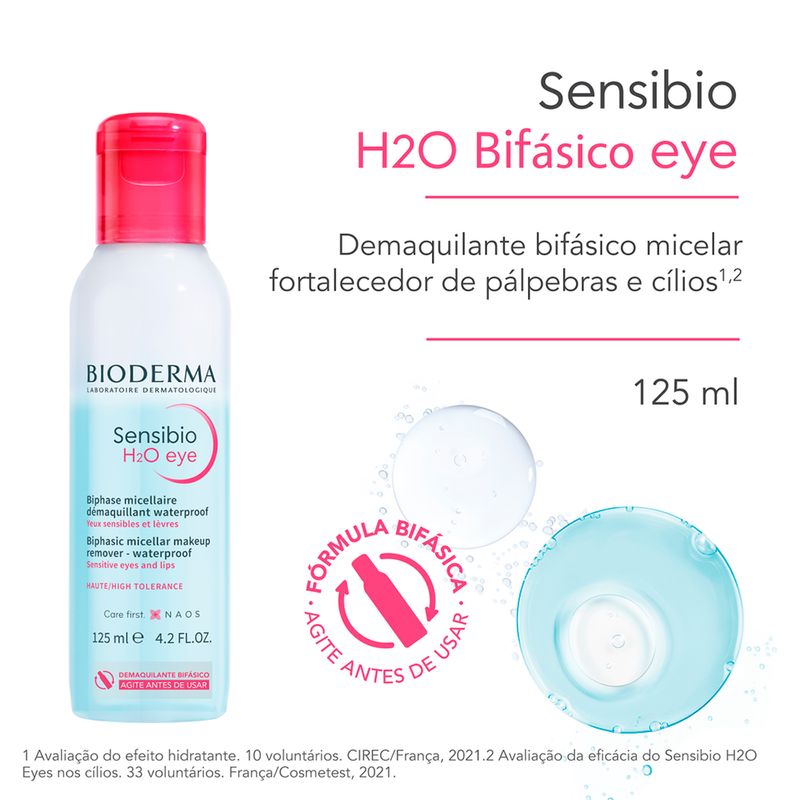 Demaquilante-Bifasico-Bioderma-Sensibio-H2O-Eye-125-ml-Textura