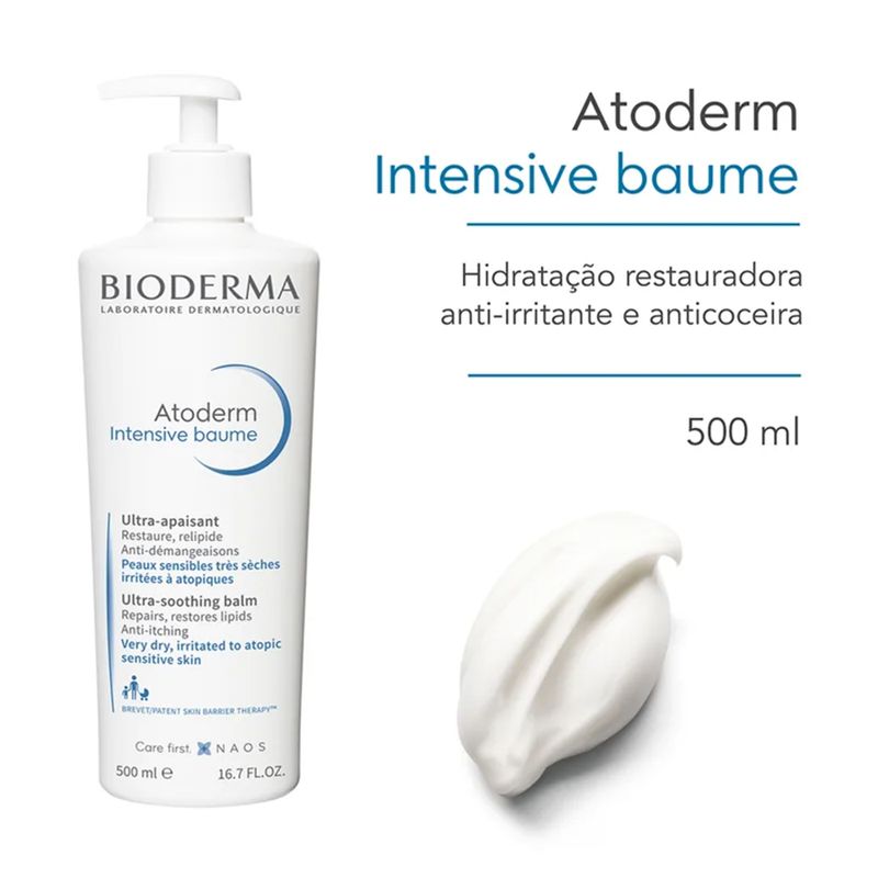 Creme-Corporal-Hidratante-Bioderma-Atoderm-Intensive-Baume-500-ml-Textura
