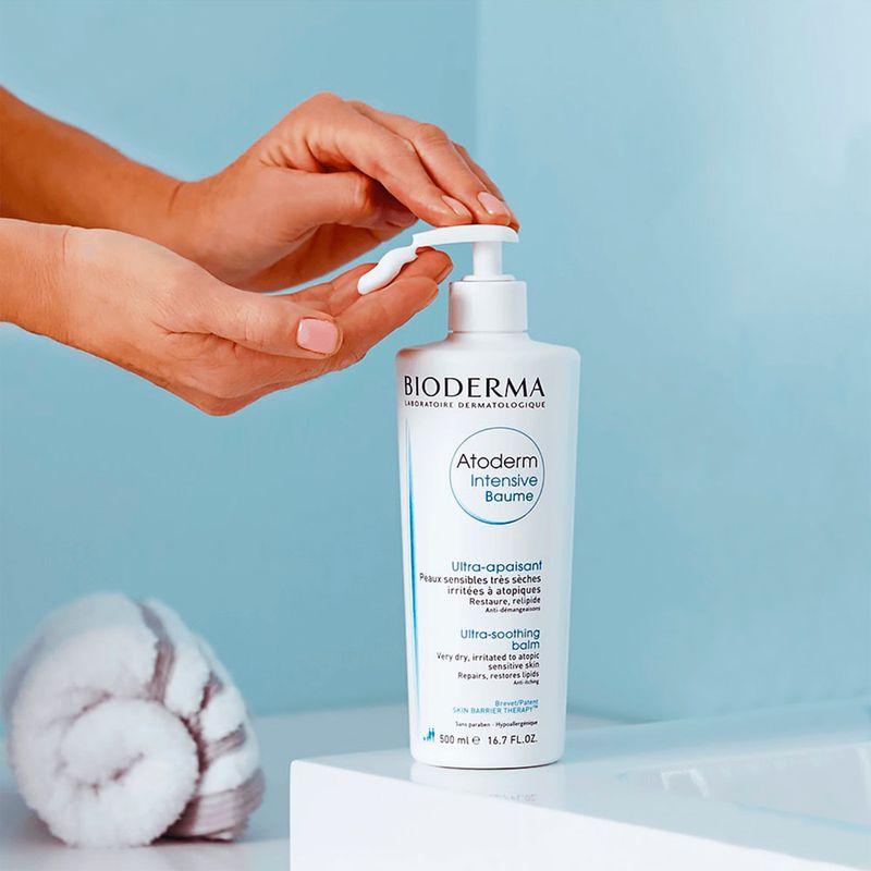 Creme-Corporal-Hidratante-Bioderma-Atoderm-Intensive-Baume-500-ml-Textura-Produto