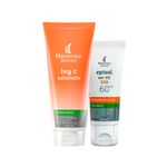 Kit-Facial-Mantecorp---Protetor-Solar-FPS-60-Claro-60-ml---Sabonete-Liquido-200-ml-Vitrine