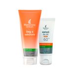Kit-Facial-Mantecorp---Protetor-Solar-FPS-60-Medio-60-ml---Sabonete-Liquido-200-ml-Vitrine