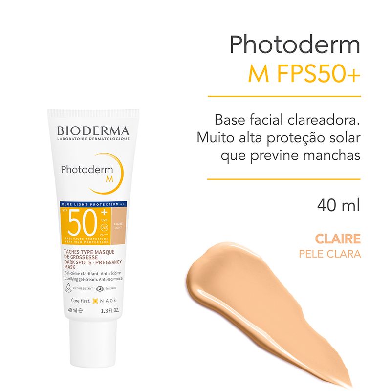 Protetor-Solar-Facial-Matte-FPS-50--Bioderma-Photoderm-M-Claire-40-ml-Textura