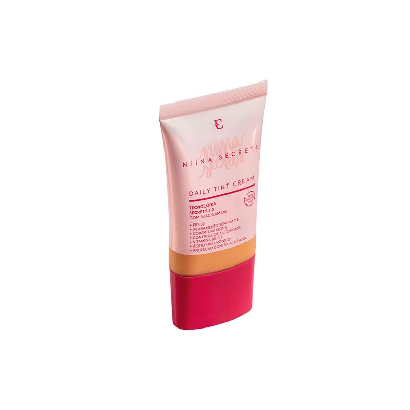 Base-Liquida-Matte-Eudora-Niina-Secrets-Daily-Tint-Cream-Cor-48-25-ml-Vitrine