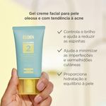 Gel-Creme-Facial-Isdin-Oily-Skin-Controle-de-Brilho-Acniben-412-g-Acao