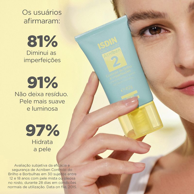 Gel-Creme-Facial-Isdin-Oily-Skin-Controle-de-Brilho-Acniben-412-g-Resultados