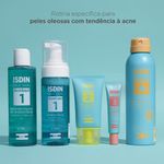 Gel-Creme-Facial-Isdin-Oily-Skin-Controle-de-Brilho-Acniben-412-g-Rotina