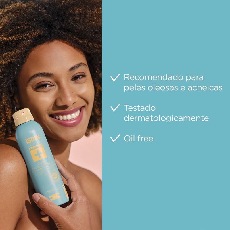 Spray-Corporal-Antiacne-Isdin-Oily-Skin-Acniben-150-ml-Recomendacao