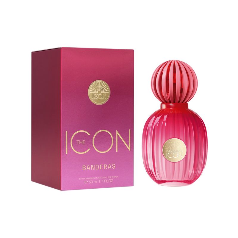 Perfume-Banderas-The-Icon-Feminino-Eau-de-Toilette-50-ml-Caixa-e-Frasco