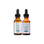 Kit-SkinCeuticals---Serum-Facial-Multi-Corretor-30-ml---Serum-Facial-Anti-Idade-30-ml-Vitrine