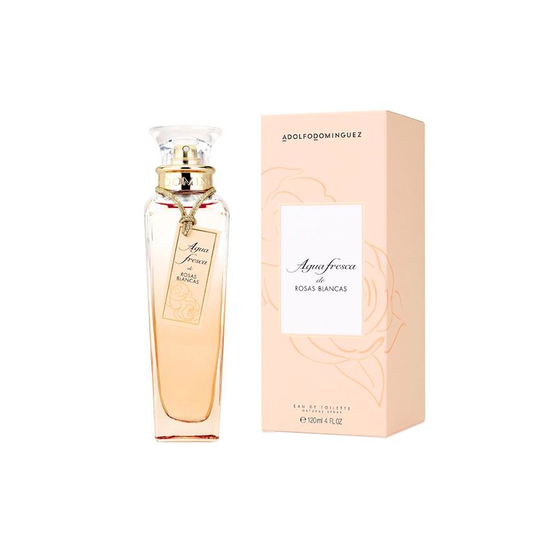 Perfume-Adolfo-Dominguez-Agua-Fresca-de-Rosas-Blancas-Feminino-Eau-de-Toilette-120-ml-Caixa-e-Frasco