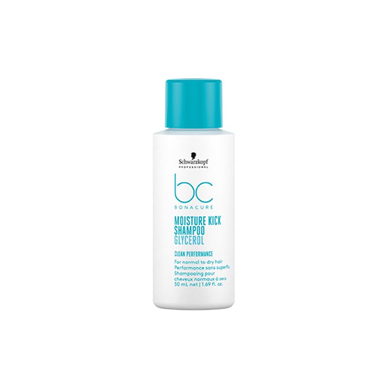 Shampoo-Schwarzkopf-Professional-BC-Bonacure-Moisture-Kick-50-ml-Vitrine
