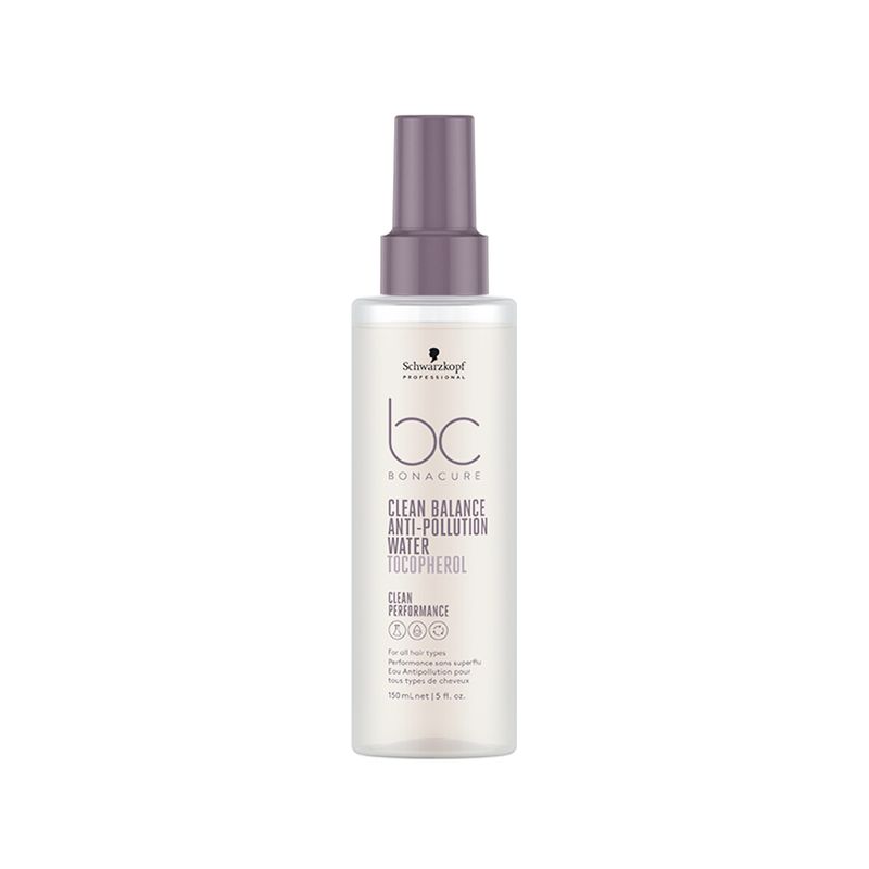 Finalizador-Schwarzkopf-Professional-BC-Bonacure-Clean-Balance-Agua-Anti-Poluicao-150-ml-Vitrine