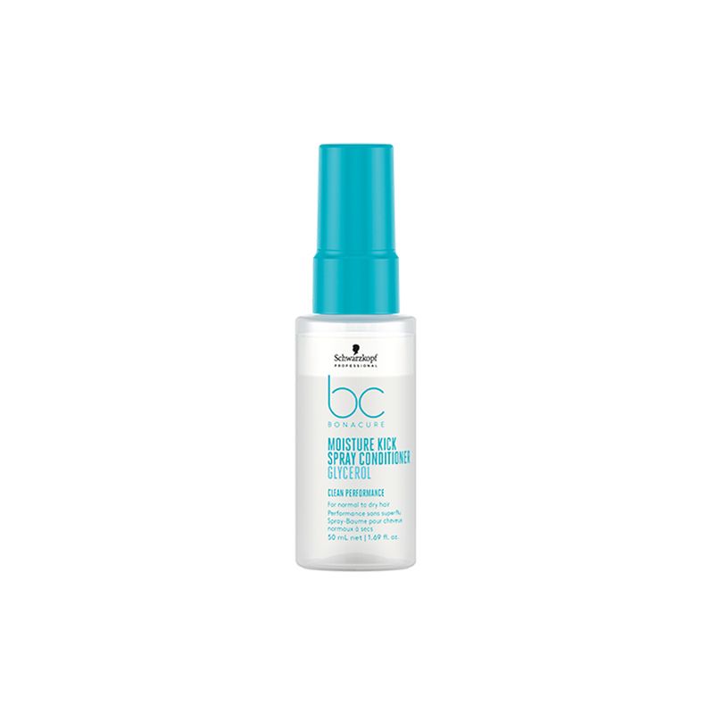Finalizador-Condicionante-Schwarzkopf-Professional-BC-Bonacure-Moisture-Kick-Spray-50-ml-Vitrine