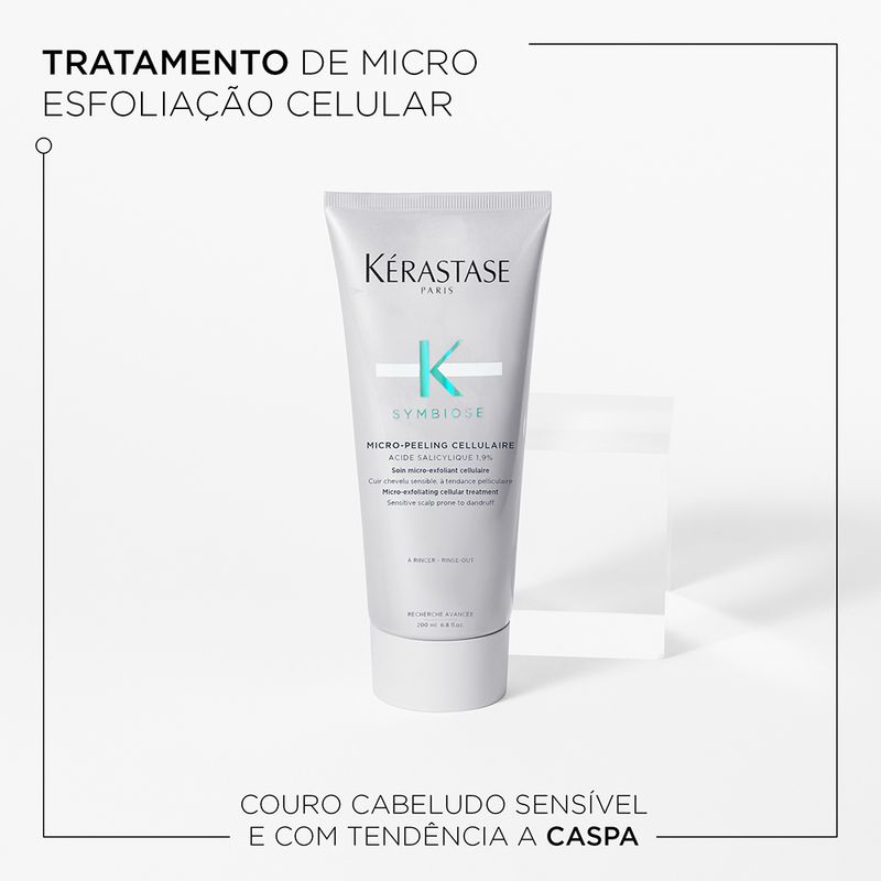 Tratamento-Anticaspa-Kerastase-Symbiose-Micro-Peeling-Cellulaire-200-ml-Acao