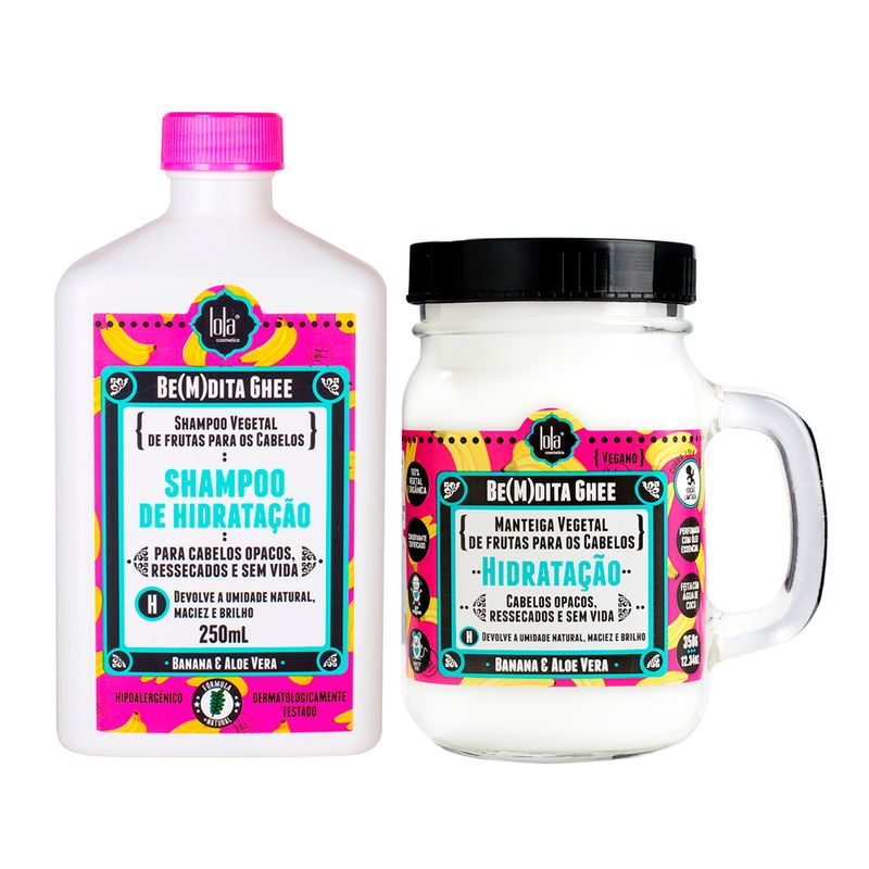 Kit-Lola-Cosmetics-Be-m-dita-Ghee-Hidratacao---Shampoo-e-Mascara-350-g-Vitrine