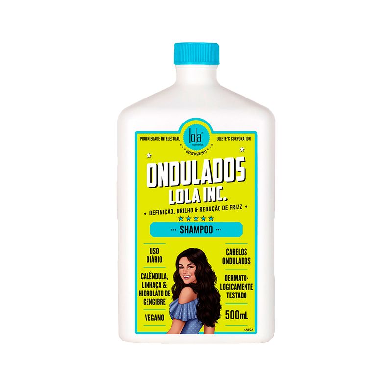 Kit-Lola-Cosmectic-Ondulados-–-Shampoo-500-ml---Creme-Texturizador-500-g-Frasco-Shampoo