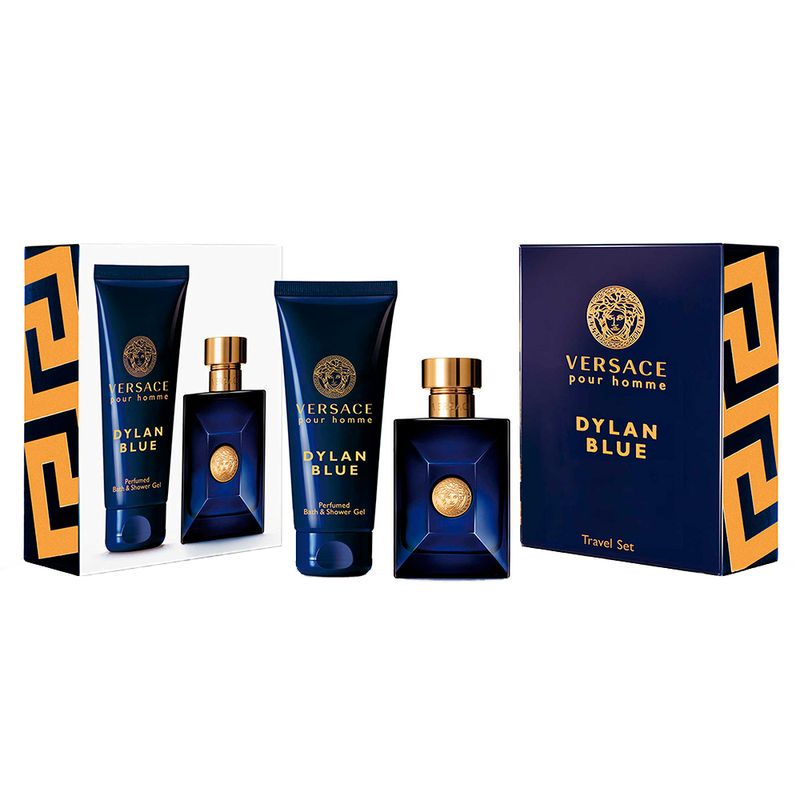 Kit-Perfume-Versace-Dylan-Blue-Ph-Masculino-Eau-de-Toilette-50-ml---Gel-de-Banho-100-ml-Vitrine