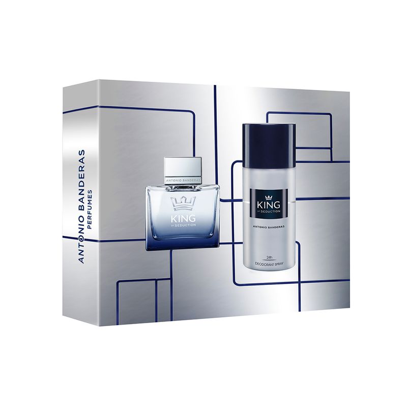 Kit-Perfume-Banderas-King-Of-Seduction-Masculino-Eau-de-Toilette-100-ml---Desodorante-150-ml-Vitrine