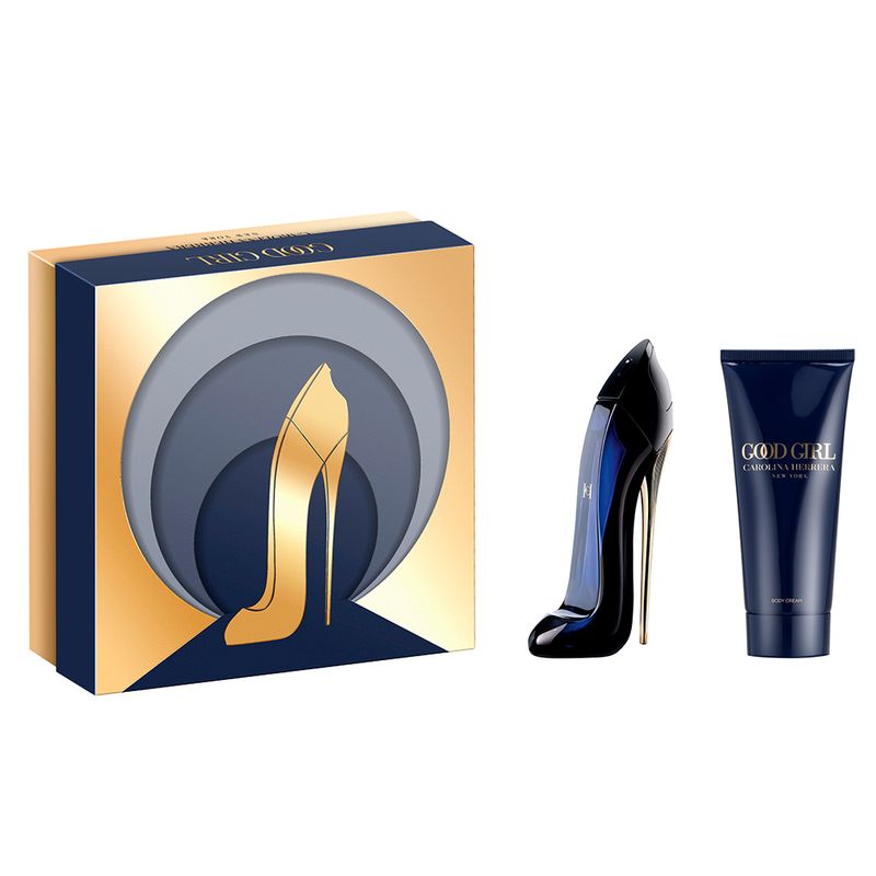 Kit-Perfume-Carolina-Herrera-Good-Girl-Feminino-Eau-de-Parfum-50-ml---Locao-Corporal-75-ml-Vitrine