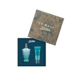 Kit-Perfume-Jean-Paul-Gaultier-Le-Male-Masculino-Eau-De-Toilette-125-ml---Gel-de-Banho-75-ml-Caixa-Aberta