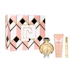 Perfume-Paco-Rabanne-Olympea-Solar-Feminino-Eau-de-Parfum-80-ml---Locao-Corporal-80-ml---Miniatura-10-ml-Vitrine