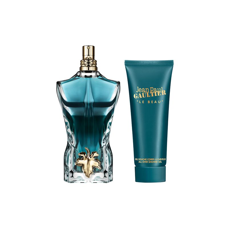 Kit-Perfume-Jean-Paul-Gaultier-Le-Beau-Masculino-Eau-De-Toilette-75-ml---Gel-de-Banho-75-ml-Produtos