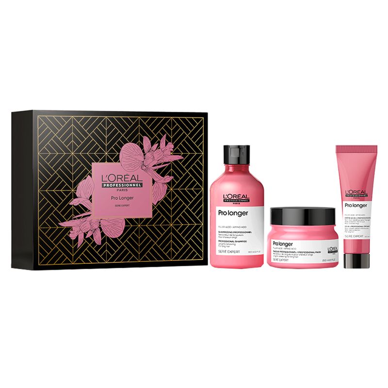 Kit-L’Oreal-Professionnel-Pro-Longer---Shampoo-300-ml---Mascara-250-g---Leave-in-150-ml-Vitrine