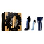Kit-Perfume-Carolina-Herrera-Good-Girl-Feminino-Eau-de-Parfum-80-ml---Perfume-de-Cabelo-30-ml---Locao-Corporal-100-ml-Vitrine