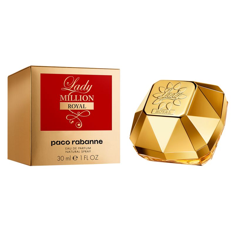 Perfume-Paco-Rabanne-Lady-Million-Royal-Feminino-Eau-de-Parfum-30-ml-Caixa-Frasco