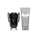 KIT-PACO-RAB-INVICTUS-VICTORY-EDP-PERF-MASC-100ML-GEL-DE-BANHO-100ML--CX-BRANCO-E-PRETO