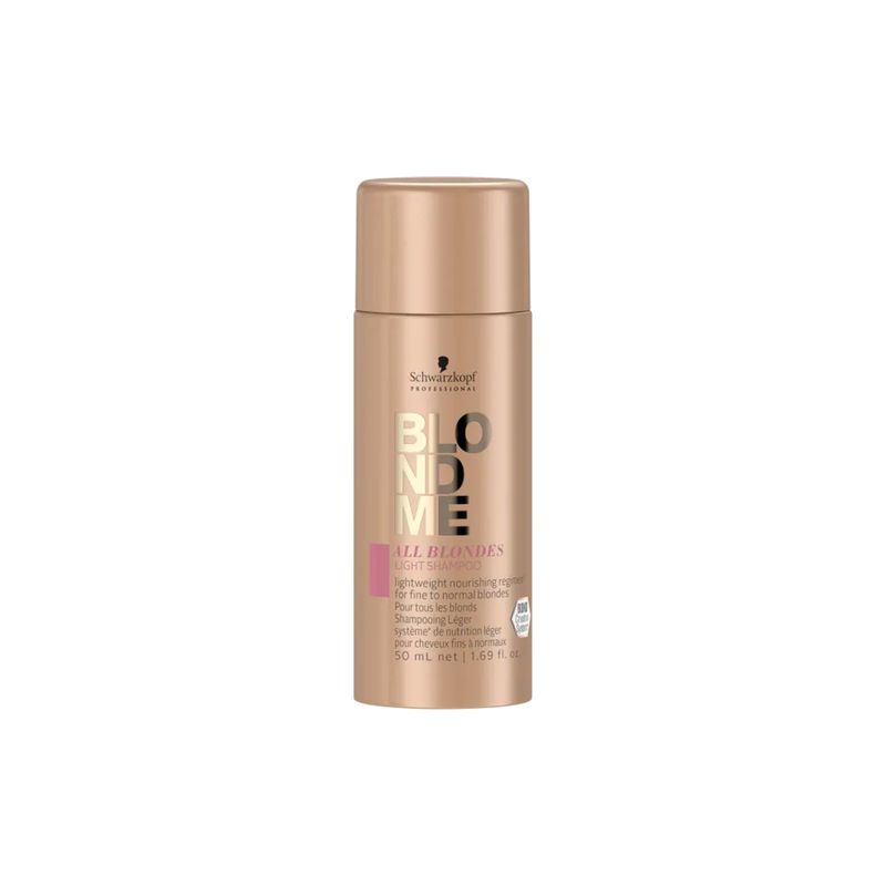 Shampoo-Schwarzkopf-Professional-Blondme-All-Blondes-Light-50-ml-Vitrine