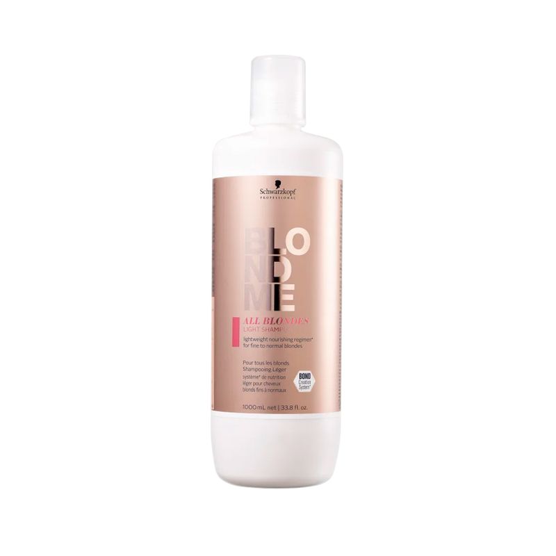Shampoo-Schwarzkopf-Professional-Blondme-All-Blondes-Light-1000-ml-Vitrine