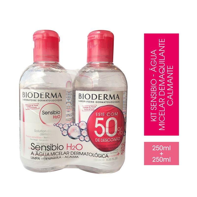 Kit-2-Aguas-Micelar-Facial-de-Limpeza-Bioderma-Sensibio-H2O-250-ml-Banner