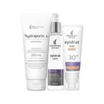 Kit-Facial-Mantecorp-Epidrat---Sabonete-de-Limpeza-Hydraporin-200-g---Agua-Micelar-190-ml---Creme-Hidratante-FPS-30-Medio-40-ml--Vitrine