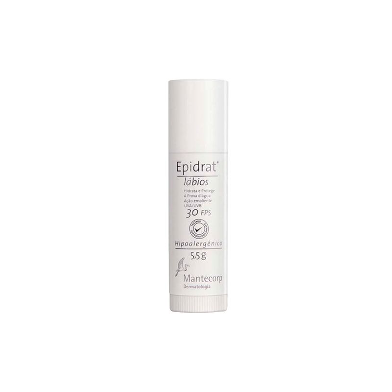 Kit-Hidratantes-Mantecorp-Epidrat---Creme-Facial-Hidratante-40-g---Creme-Corporal-Hidratante-200-g---Hidratante-Labial-FPS-30-55-g-Frasco-Hidratante-Labial