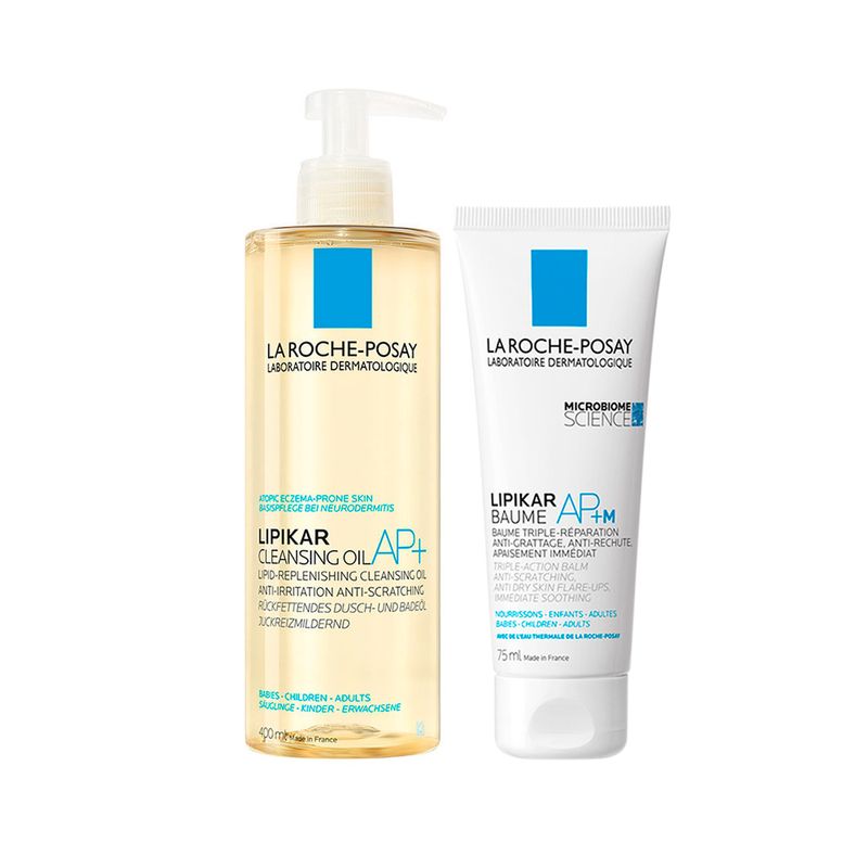 Kit-Corporal-La-Roche-Posay-Lipikar---Oleo-de-Limpeza-400-ml---Creme-Hidratante-Corporal-75-ml-Vitrine