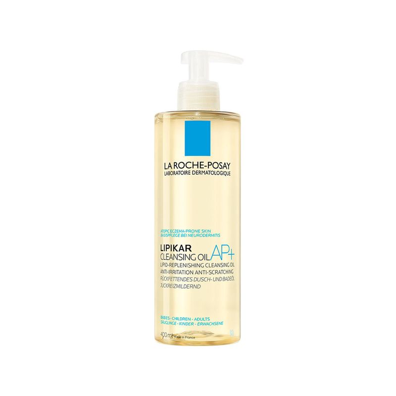 Kit-Corporal-La-Roche-Posay-Lipikar---Oleo-de-Limpeza-400-ml---Creme-Hidratante-Corporal-75-ml-Frasco-Oleo