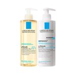 Kit-Corporal-La-Roche-Posay-Lipikar---Oleo-de-Limpeza-Cleasing-Oil-AP--400-ml---Creme-Hidratante-Corporal-AP-M-400-ml-Vitrine