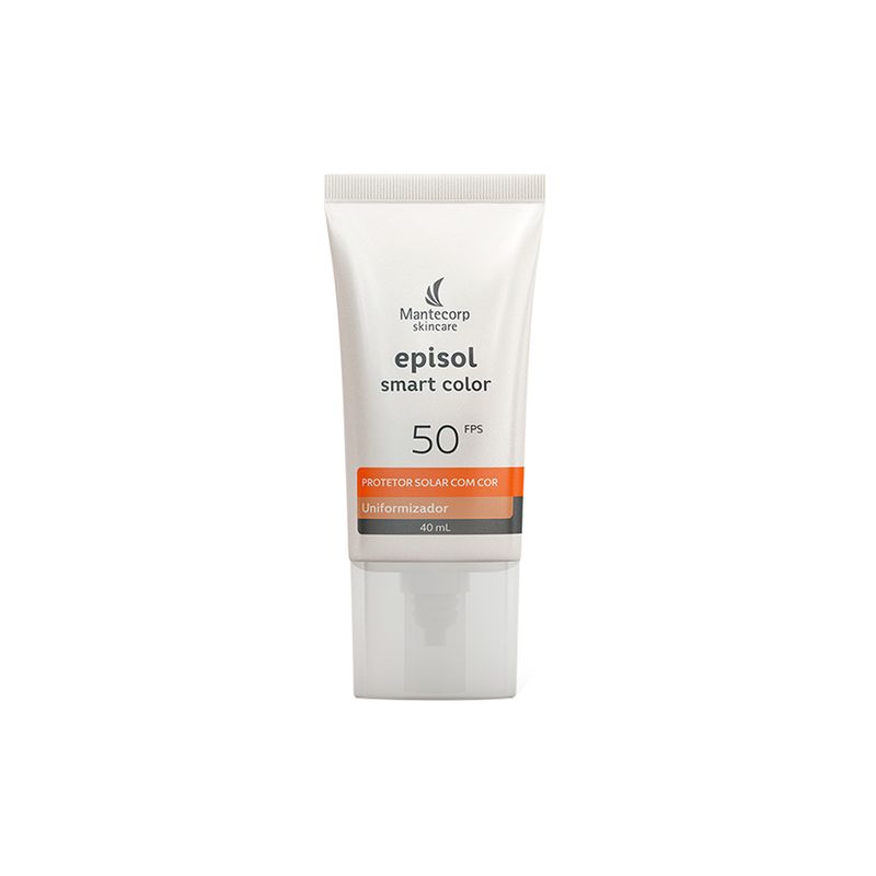 Protetor-Solar-Facial-com-Cor-Uniformizador-Mantecorp-Episol-Smart-Color-FPS-50-40-ml-Vitrine